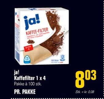 Ja! kaffefiltre
