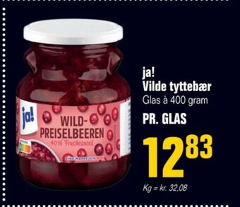 Ja! tyttebærsyltetøj
