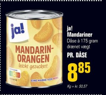 Otto Duborg Ja! mandariner tilbud