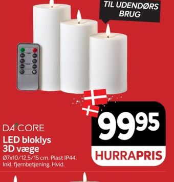 Din Isenkræmmer Dacore batterilys tilbud