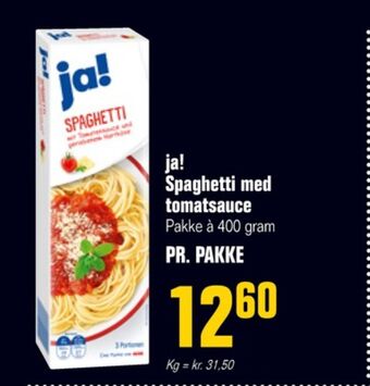 Poetzsch Padborg Ja! spaghetti med tomatsauce tilbud
