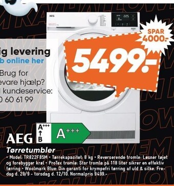 Bilka Tørretumbler tilbud