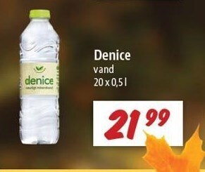 zur Krone Denice vand 20 x 0,5 l tilbud