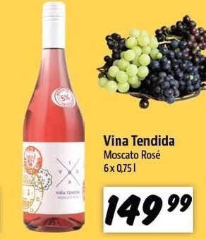 Vina tendida moscato rosé 6x0,75l