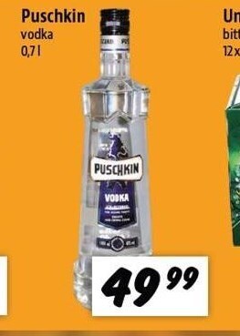 zur Krone Puschkin vodka tilbud