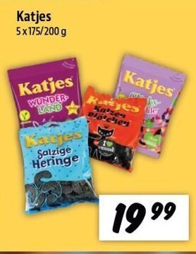 zur Krone Katjes 5x175/200 g tilbud