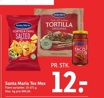 SPAR Santa maria tex mex tilbud