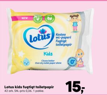 Lotus kids fugtigt toiletpapir
