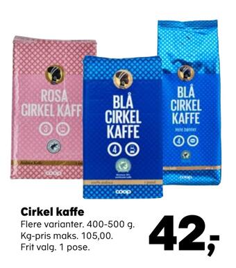 Kvickly Cirkel kaffe tilbud