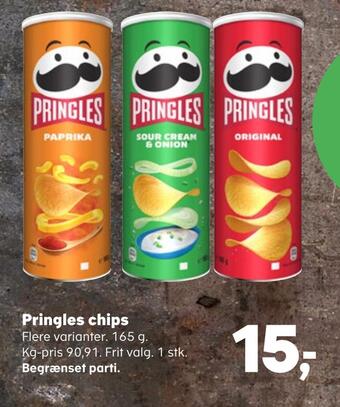 Kvickly Pringles chips tilbud