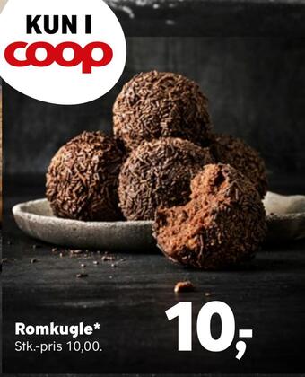 Kvickly Romkugle tilbud