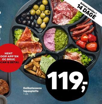 Kvickly Delikatessens tapasplatte tilbud