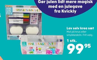 Kvickly Lav selv krea sæt tilbud
