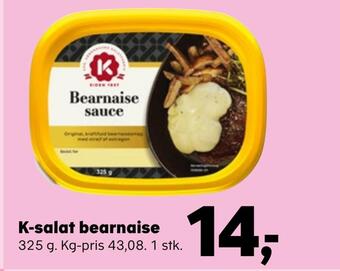 Kvickly K-salat bearnaise tilbud