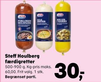 Kvickly Steff houlberg færdigretter tilbud