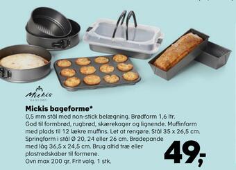 Mickis bageforme