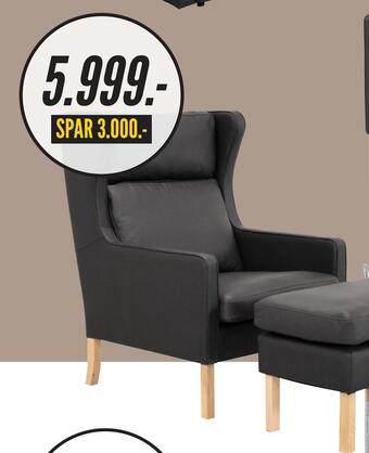 My Home Tranekær øreklapstol tilbud