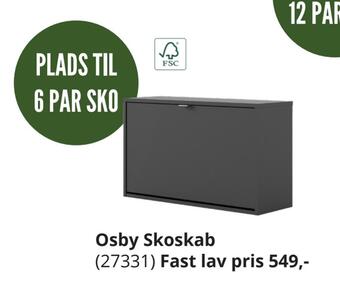 My Home Osby skoskab tilbud