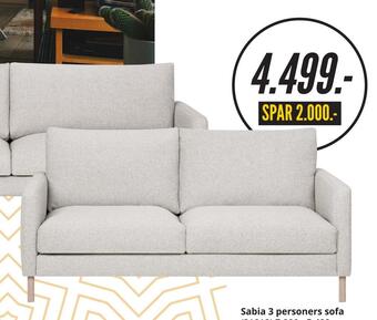 My Home Sabia 2 personers sofa tilbud