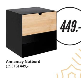 My Home Annamay natbord tilbud
