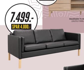 Tranekær 3-personers sofa