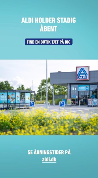 ALDI Aldi holder stadig åbent tilbud
