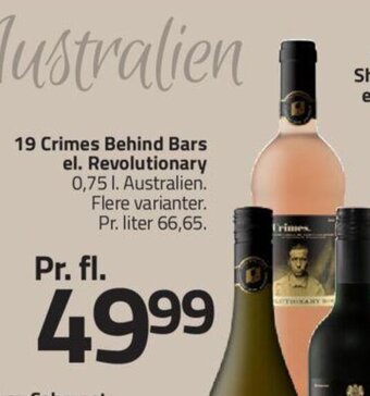 19 Crimes Behind Bars el. Revolutionary 0,75 l. Australien