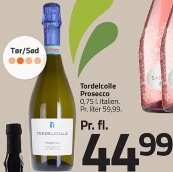 Fleggaard Tordelcolle Prosecco 0,75 l. Italien tilbud