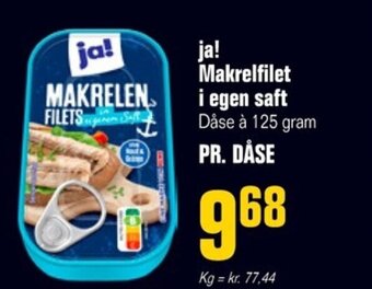 Poetzsch Padborg ja! Makrelfilet i egen saft tilbud