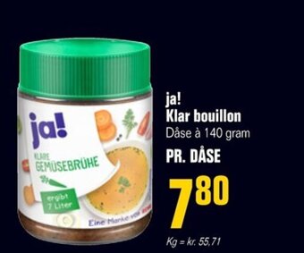 ja! Klar bouillon