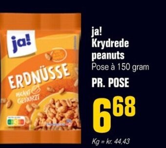 Poetzsch Padborg ja! Krydrede peanuts tilbud