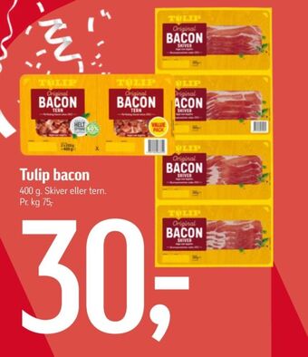 Føtex Tulip baconskiver tilbud