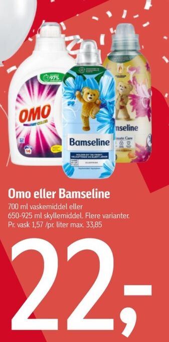 Føtex Omo vaskemiddel-flydende tilbud