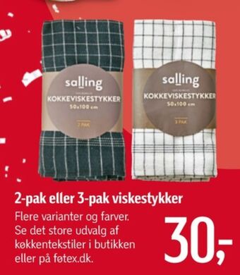 Føtex Salling viskestykke tilbud