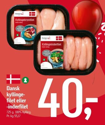 Føtex Danpo kyllingebrystfilet tilbud