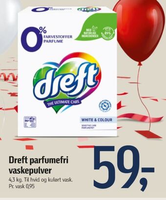 Føtex Dreft vaskepulver tilbud