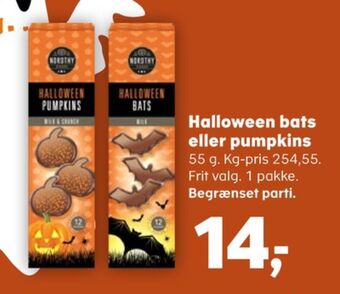 Kvickly Halloween pumpkins dessertchokolade tilbud