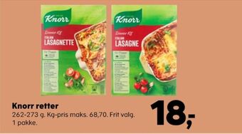 Knorr pastaretter
