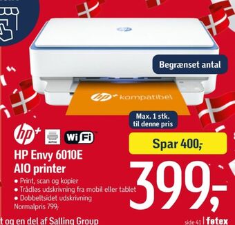 Føtex Hp printer all-in-one tilbud