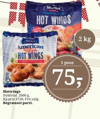 Dagli'Brugsen Morliny hot wings tilbud