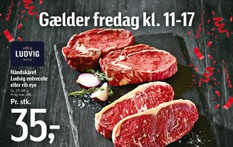 Føtex Ludvig okseentrecotes tilbud