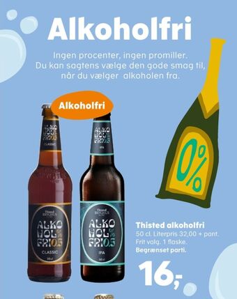 Kvickly Ipa øl - alkoholfri tilbud