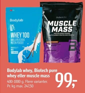 Føtex Bodylab træningstilskud tilbud