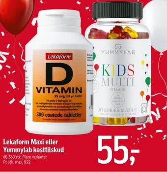 Føtex Lekaform vitaminer tilbud