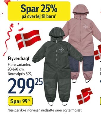 Føtex Vrs kids flyverdragt tilbud