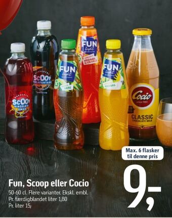 Føtex Fun konc. læskedrik hindbær orange tilbud