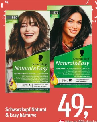 Føtex Natural & easy hårfarve tilbud