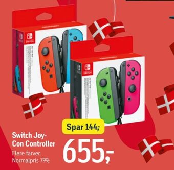 Føtex Nintendo switch controller tilbud