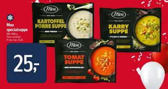 Mou kartoffel-porresuppe