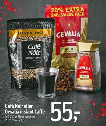 Cafe noir instant kaffe